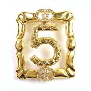 Chanel Cc Logo Brooch Metal #215589C11B